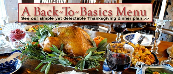 A Back-to-Basics Thanksgiving