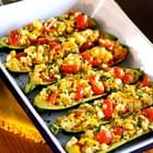 Mediterranean Stuffed Zucchini