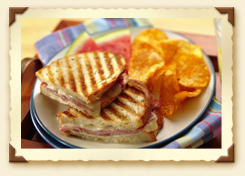 Provolone and Prosciutto Panino with Rosemary Recipe