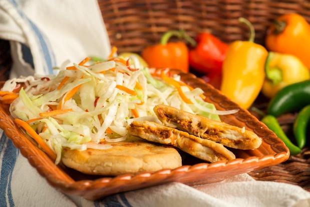Salvadoran Pupusas Con Curtido