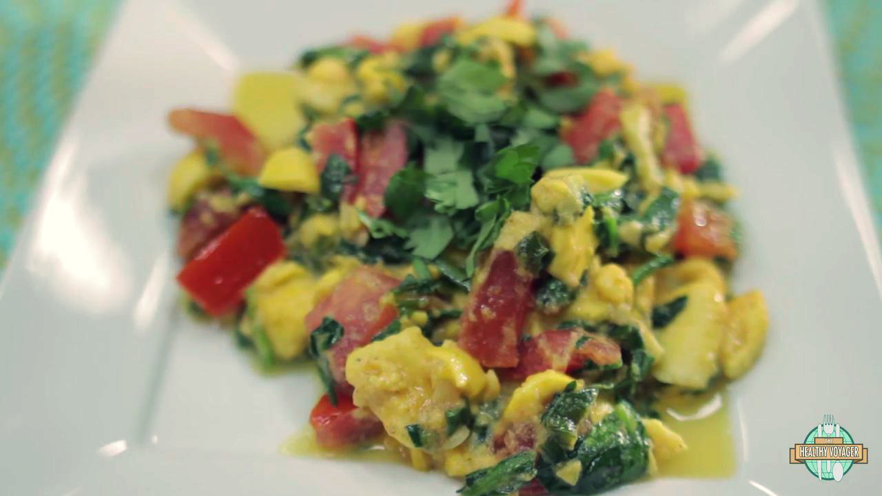 Vegan Ackee Scrambled Eggs