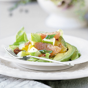 Apple Citrus Salad with Avocado and Bacon