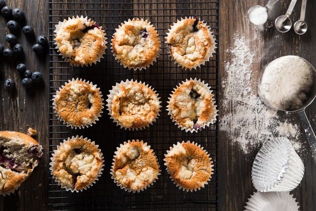 Blue Blueberry muffins