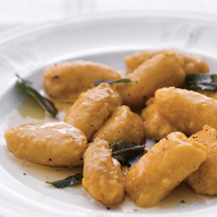 Butternut Squash Gnudi with Sage Butter