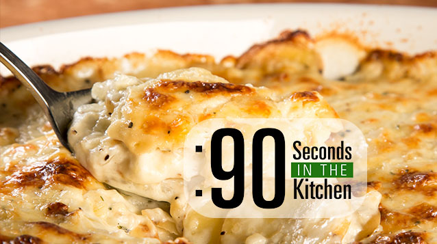 90 Second Classic Scalloped Potatoes