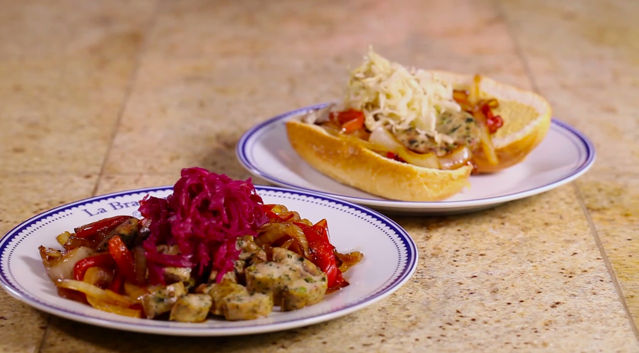 Sauteed Sausage, Veggies & DIY Kraut