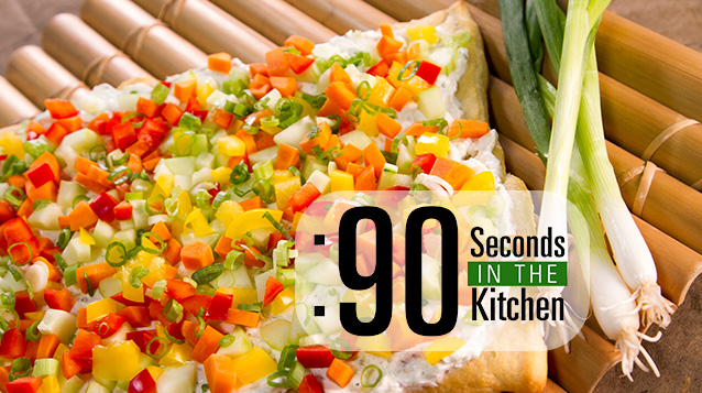 90 Second Farmers Market Pizza