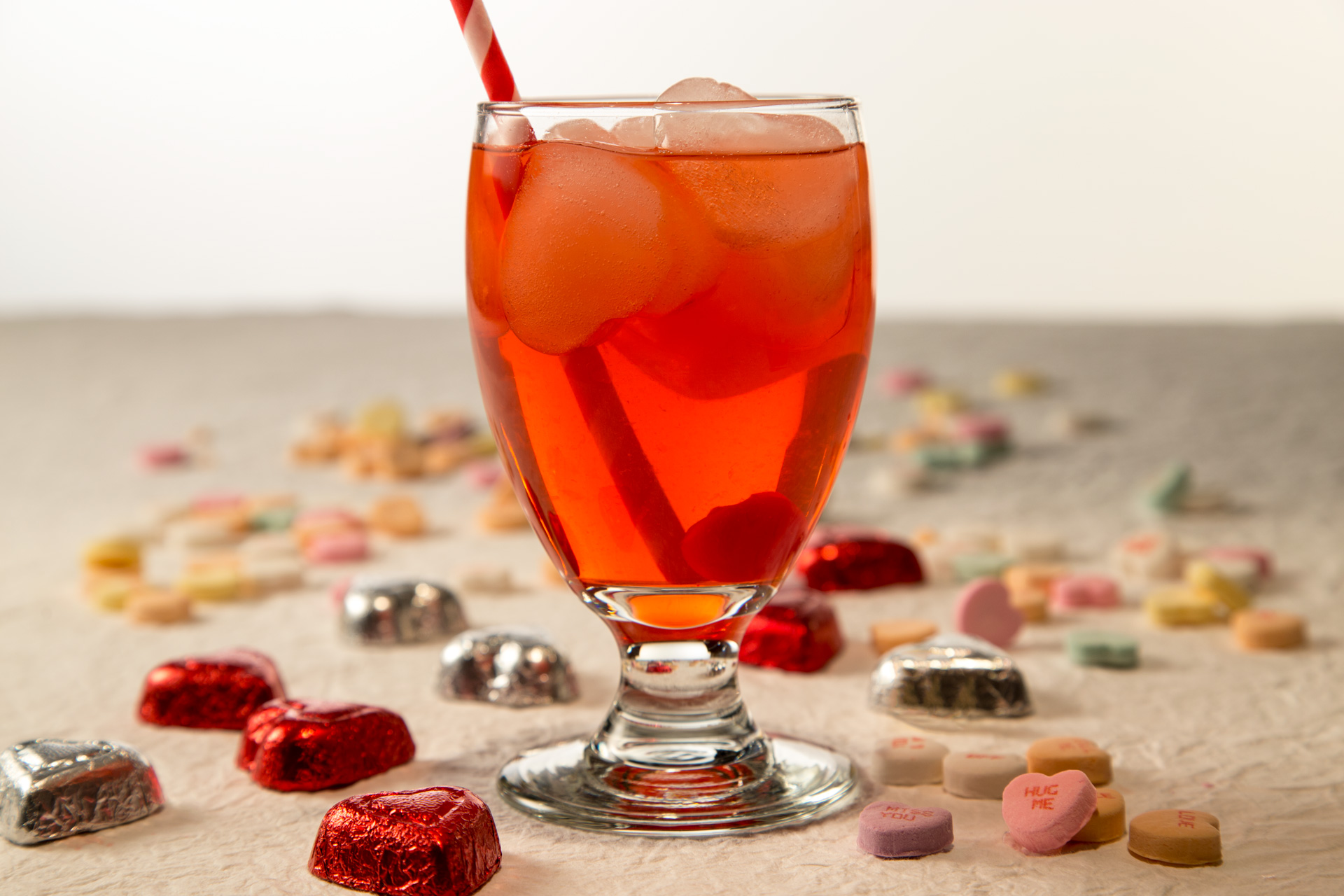 Here’s a fun, adult take on a Shirley Temple! You’ll enjoy this as a way to bring your Valentine’s Day brunch to a delicious conclusion.