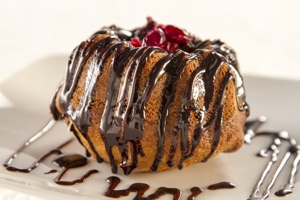 Dark Chocolate Cherry Cake