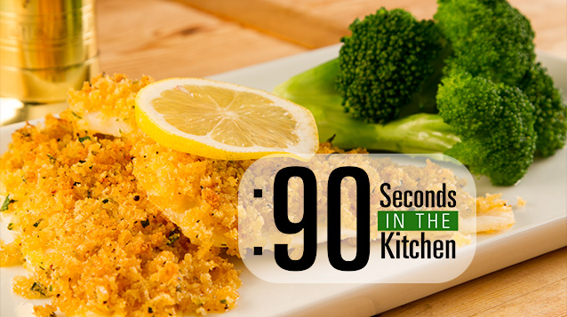 90 Second Herb Encrusted Fish