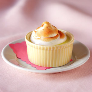 Lemon Pots de Creme with Swiss Meringue Brulee Recipe