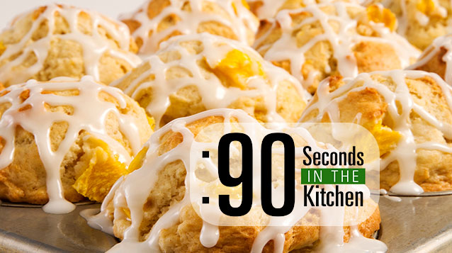 90 Second Mango Doughnut Muffins