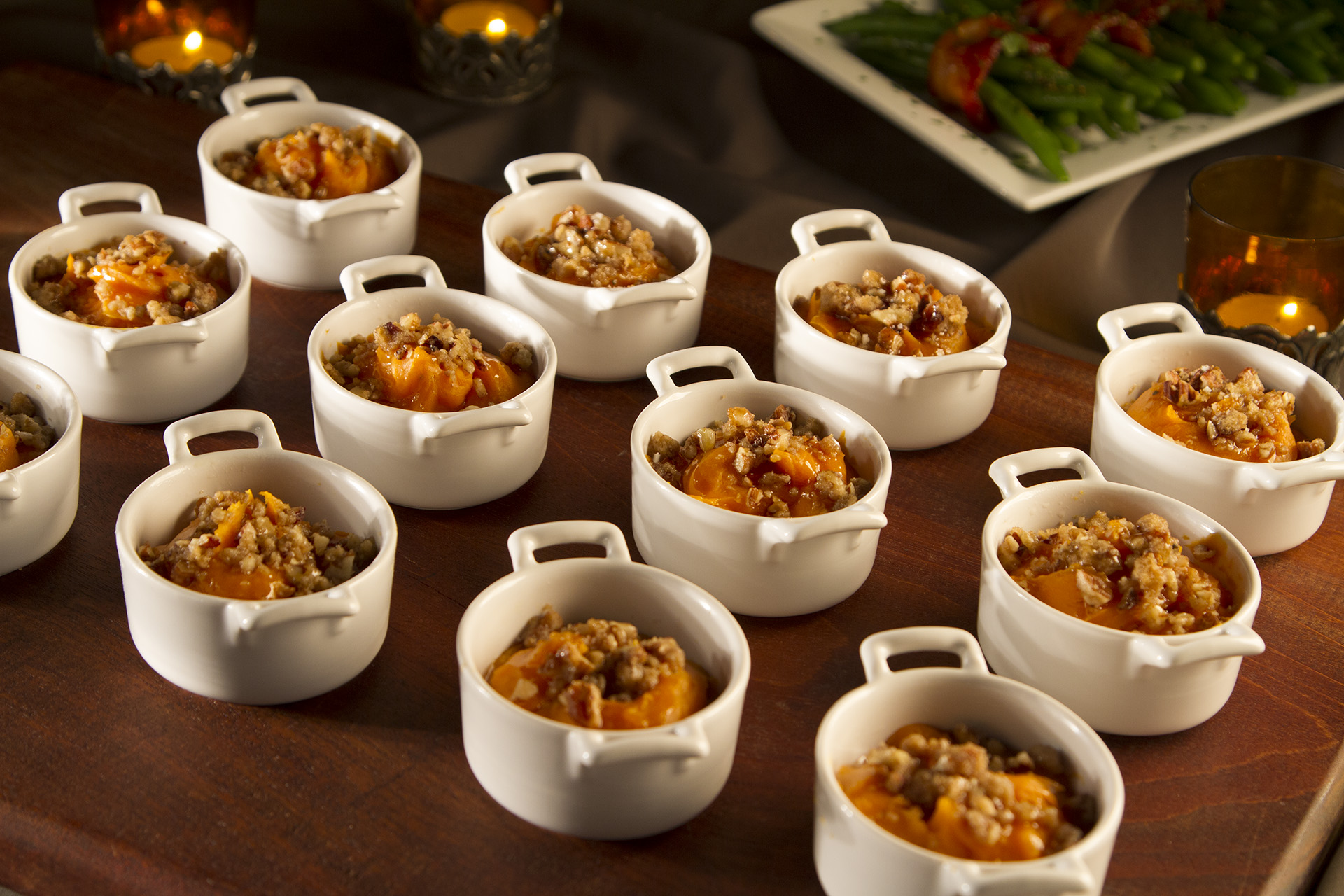 Maple Sweet Potato Gratins with Ginger Pecan Streusel