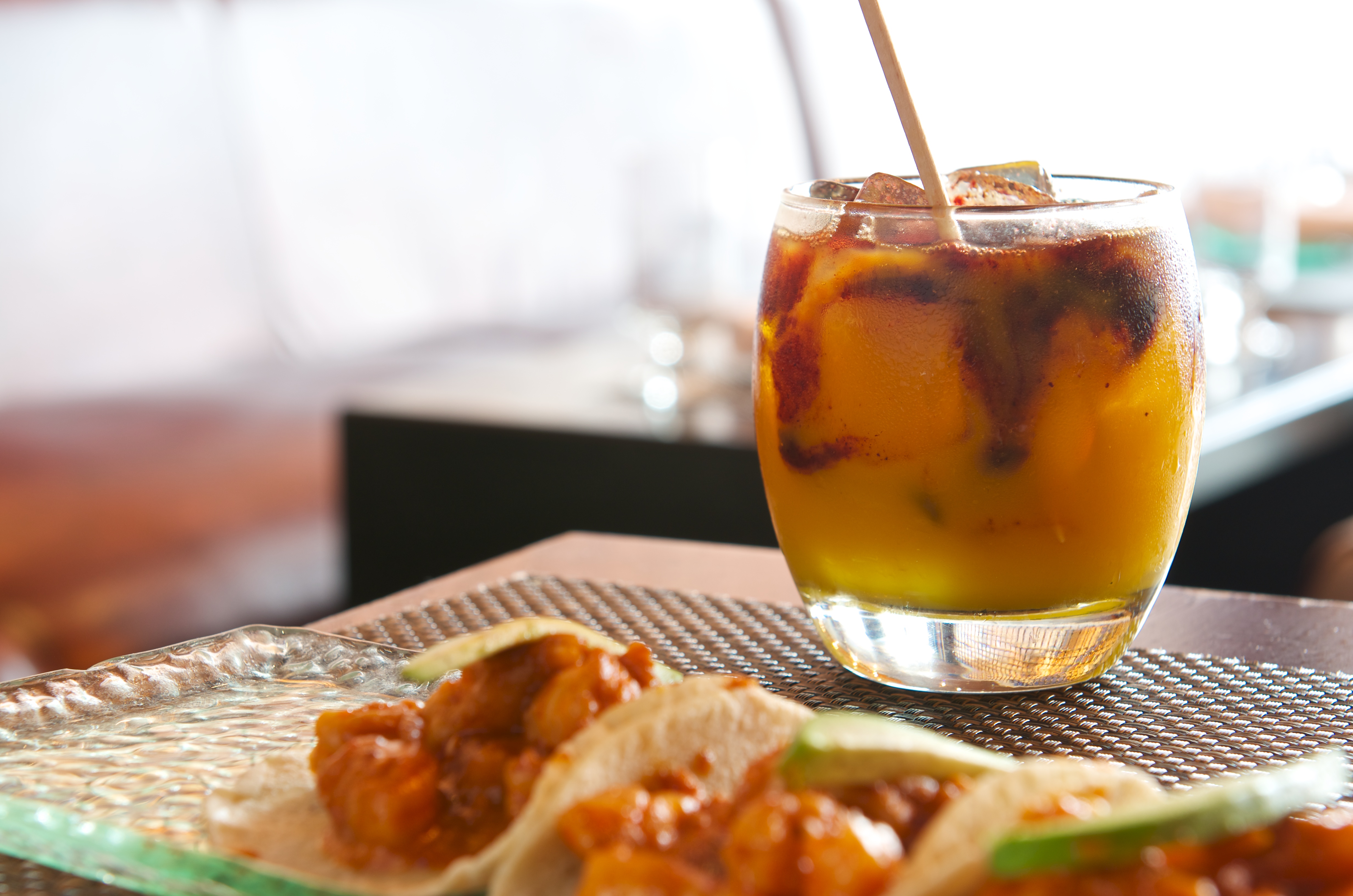 Made with a homemade Morita Chile syrup, fresh mango, lime and blueberry, the Smokey Pablo is a dangerously tasty cocktail.