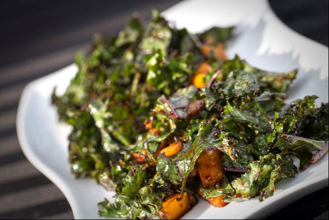 Dr. Ruby�s Miso Mango Kale Salad
