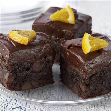 Orange Kissed Brownies Recipe