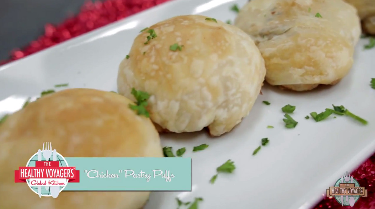 With fluffy and crispy pastries holding a rich cream cheese filling, this recipe is perfect as an appetizer for any holiday party or get together.