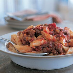 Penne with Beef Rag�