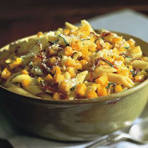Penne with Butternut Squash, Sage and Bresaola