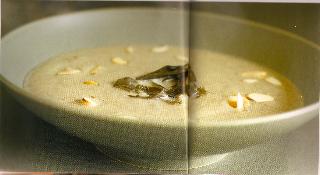 Mushroom Velout� with Almonds