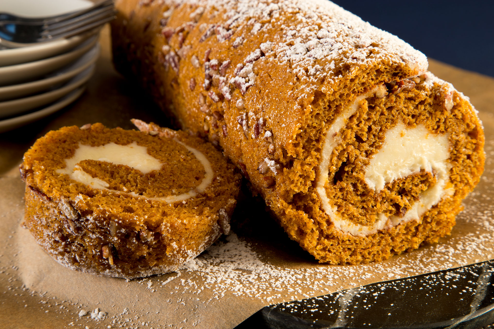 Pumpkin Pecan Roll