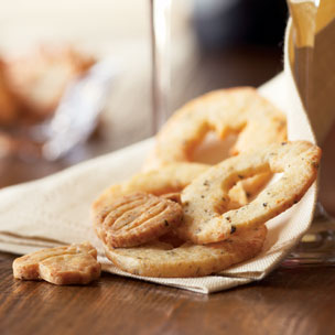 Rosemary Parmesan Icebox Crackers