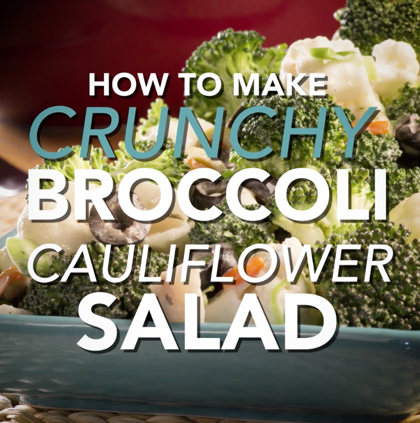How To Make Crunchy Broccoli Cauliflower Salad