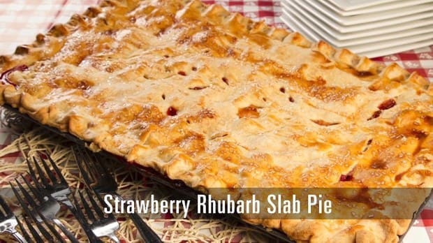rhubarb slab