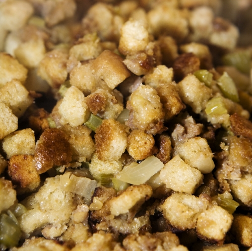 Sausage Wild Mushroom and Sourdough Stuffing