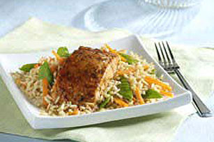 Teriyaki Salmon Foil Packet