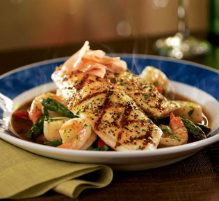 Wood Grilled Tilapia in a Spicy Soy Broth