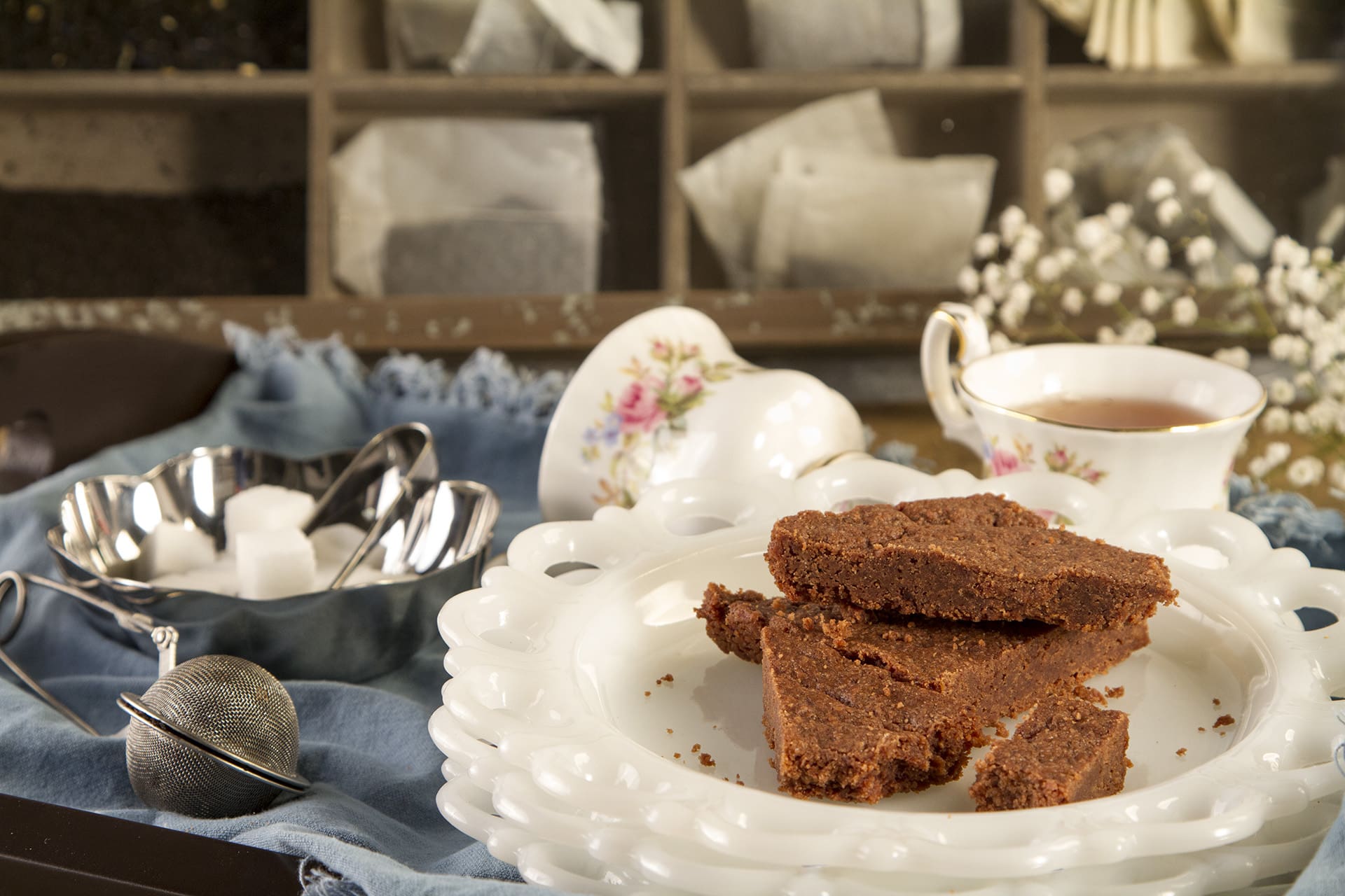 Shortbread is the perfect small bite that is not too sweet, yet satisfies the craving for something to go with coffee or tea. It’s even better when it’s got a hint of chocolate!