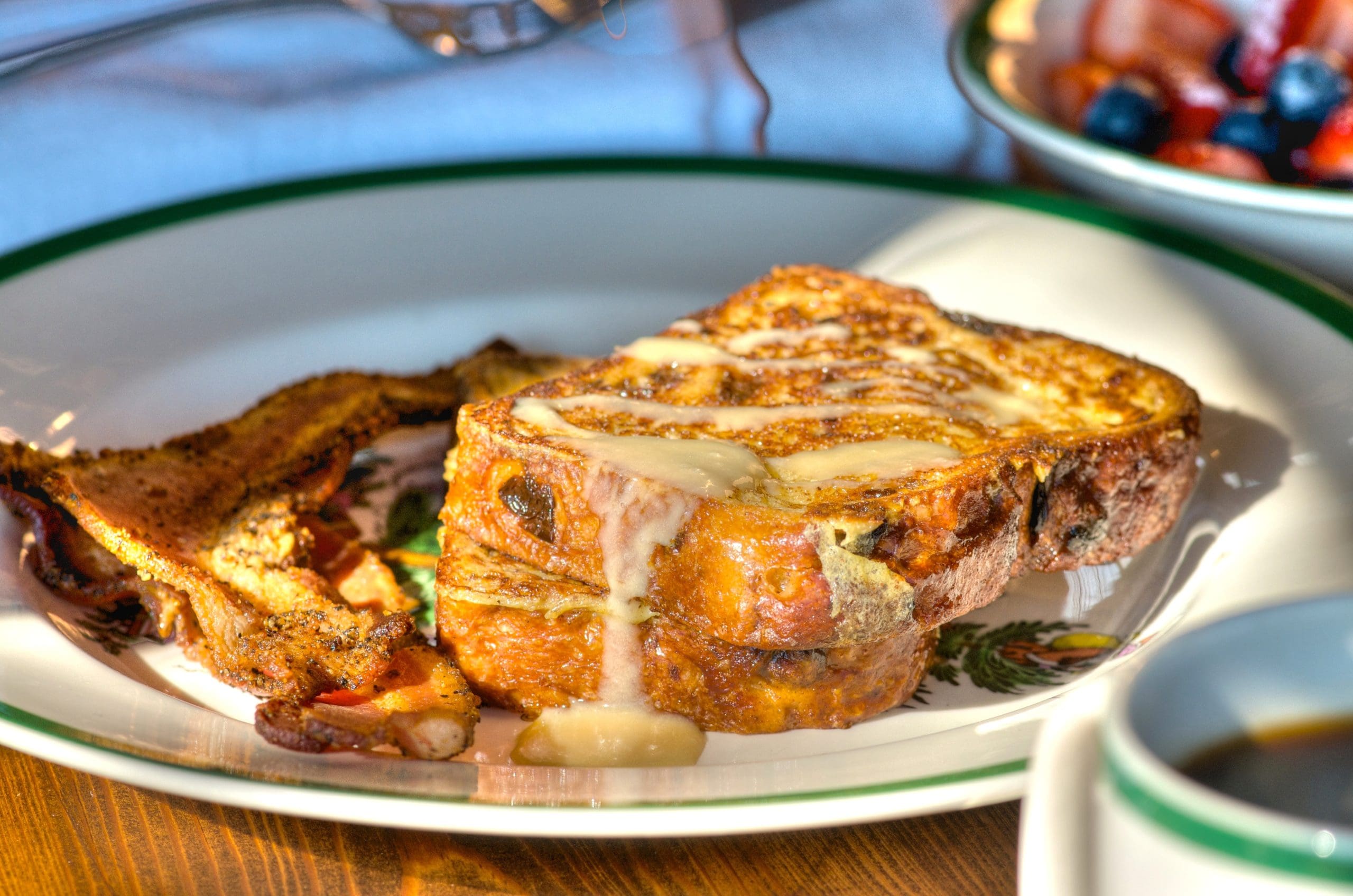 Egg Nog Rum French Toast