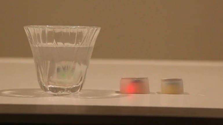 Alcohol-Monitoring 'Ice Cubes'