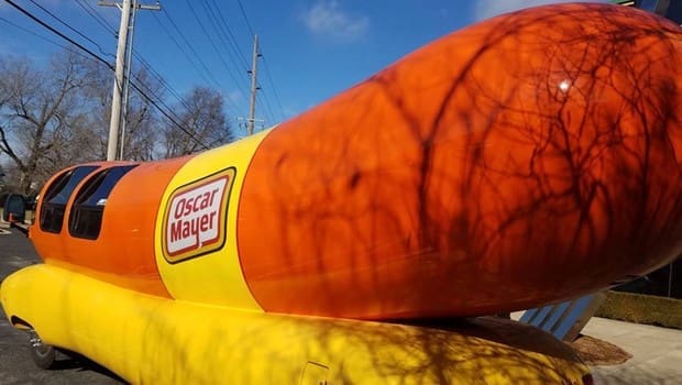 Wienermobile rear