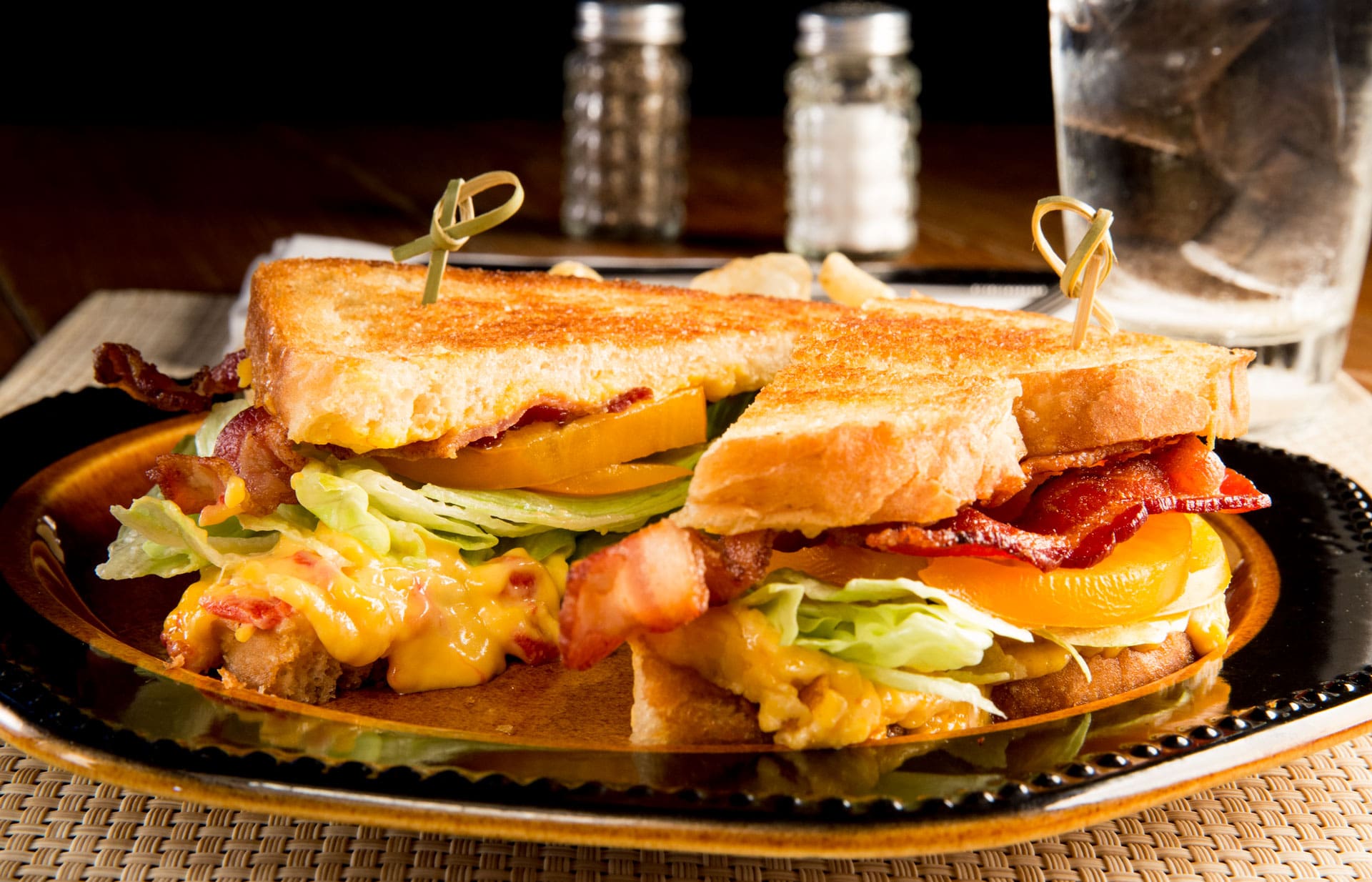Nothing speaks comfort food like a grilled cheese sandwich with a twist. This version, created by the chefs of The Food Channel featured pimento, Tobasco and sharp cheddar cheese.