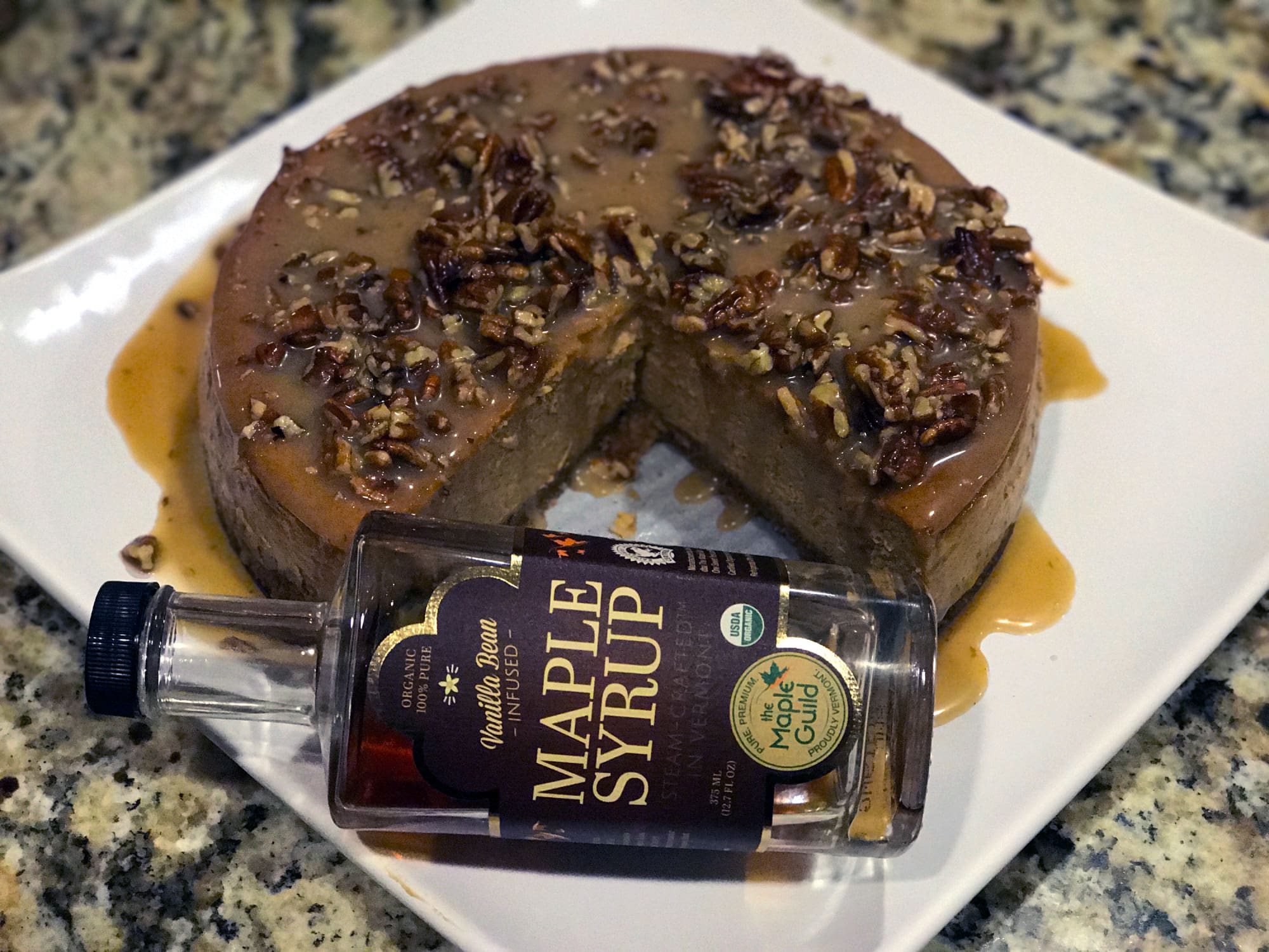 Vanilla Maple Pumpkin Cheesecake by Barbecue Queen