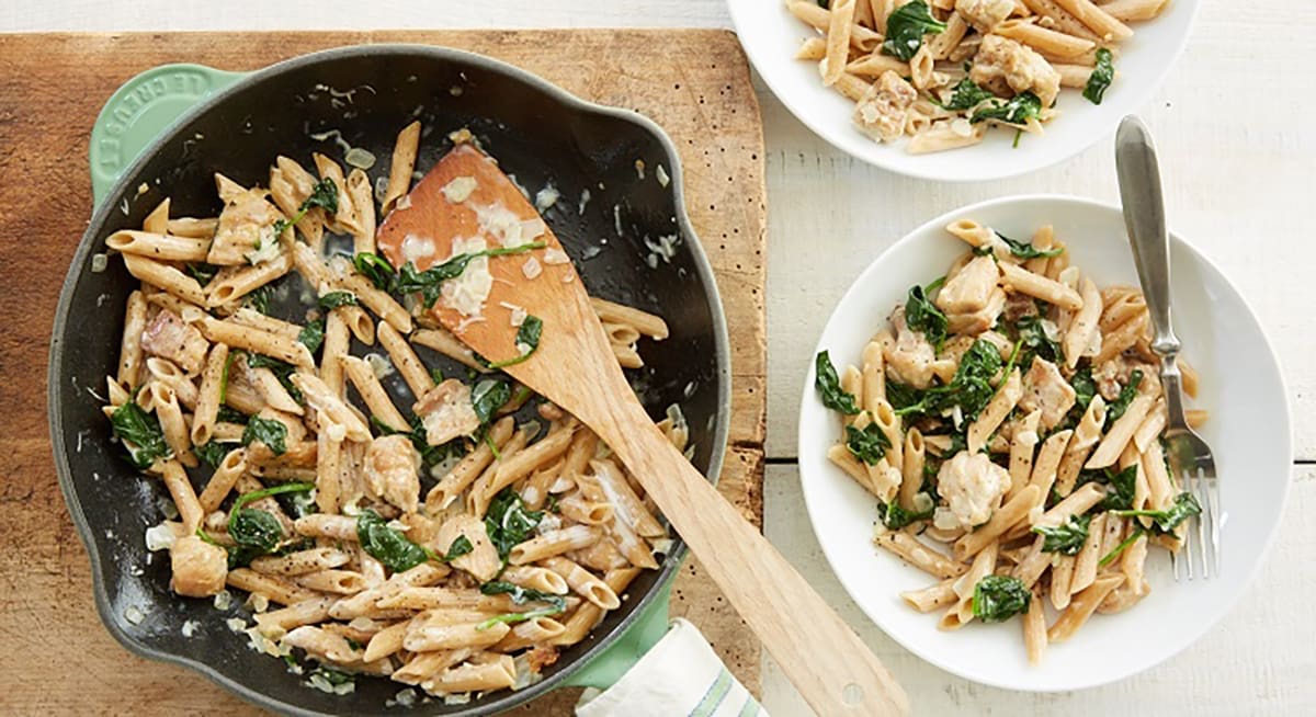 Italian Chicken Florentine Pasta by Terra's Kitchen