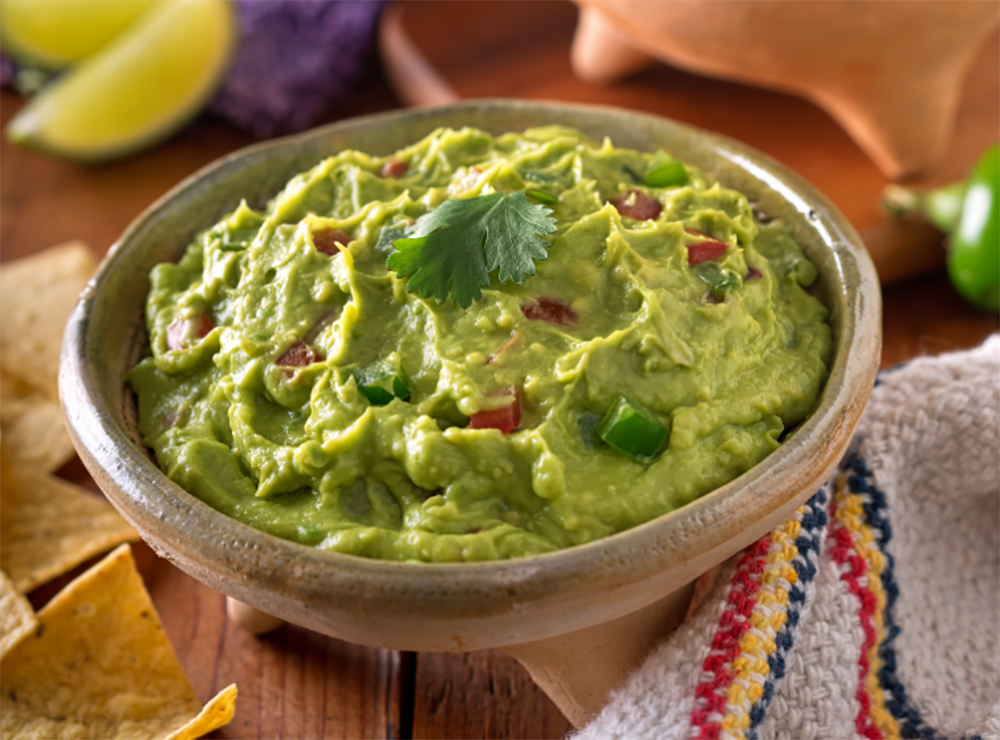"Add this recipe to your game day snacks! Spoil your dad and keep his heart in tip-top shape with healthy fats!�Enjoy this homemade guacamole with your favorite organic corn chips."