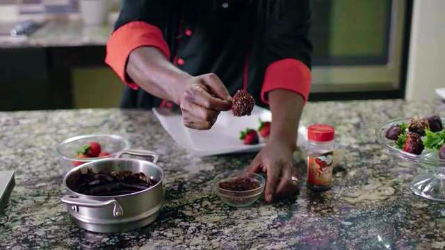 Heath Rum Chocolate Covered Strawberries by Ace Champion