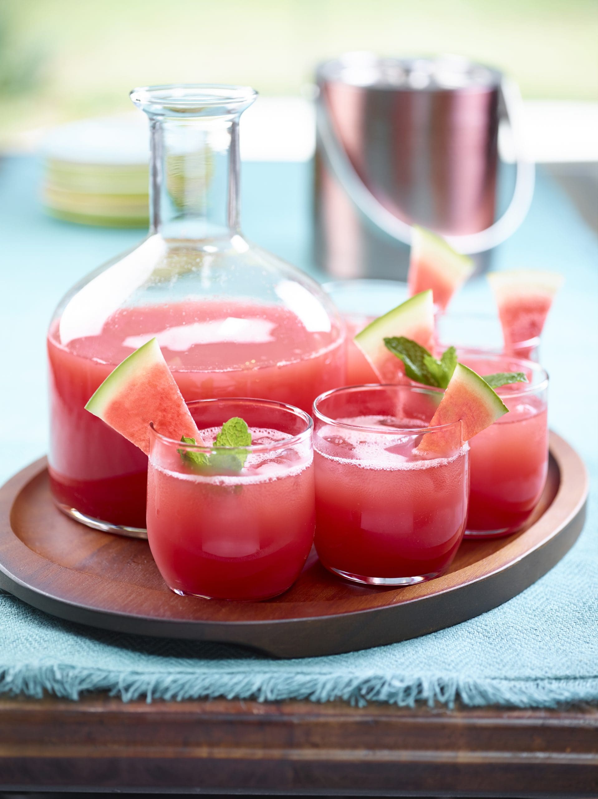 This delicious, easy-to-make drink is perfect for a romantic evening or anytime! You can also substitute honeydew or cantaloupe for the watermelon, depending on what you find at the local market.