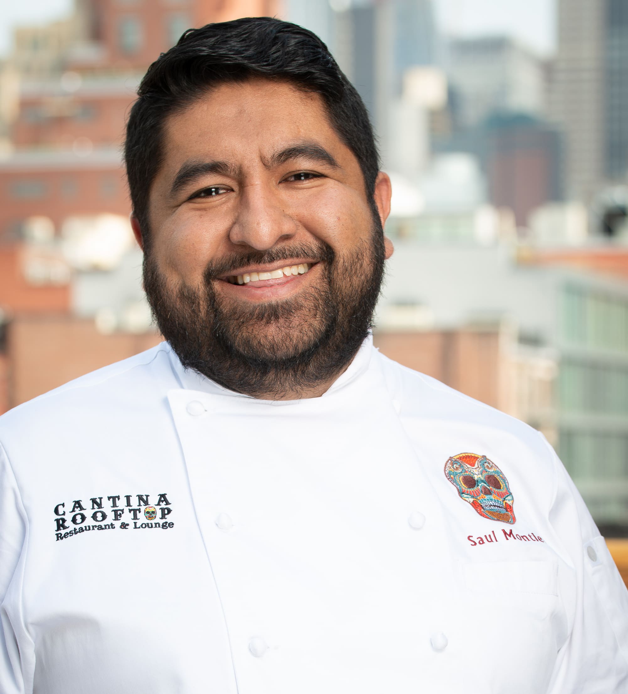 Chef Saul Montiel of Cantina Rooftop in New York City.