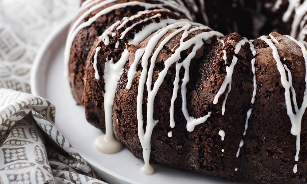 "Once again, it�s zucchini to the rescue! If you simply must indulge in chocolate, this is the dessert I recommend. Zucchini contains quite a bit of potassium, which helps reduce blood pressure, so really, eating this cake is a calming practice."