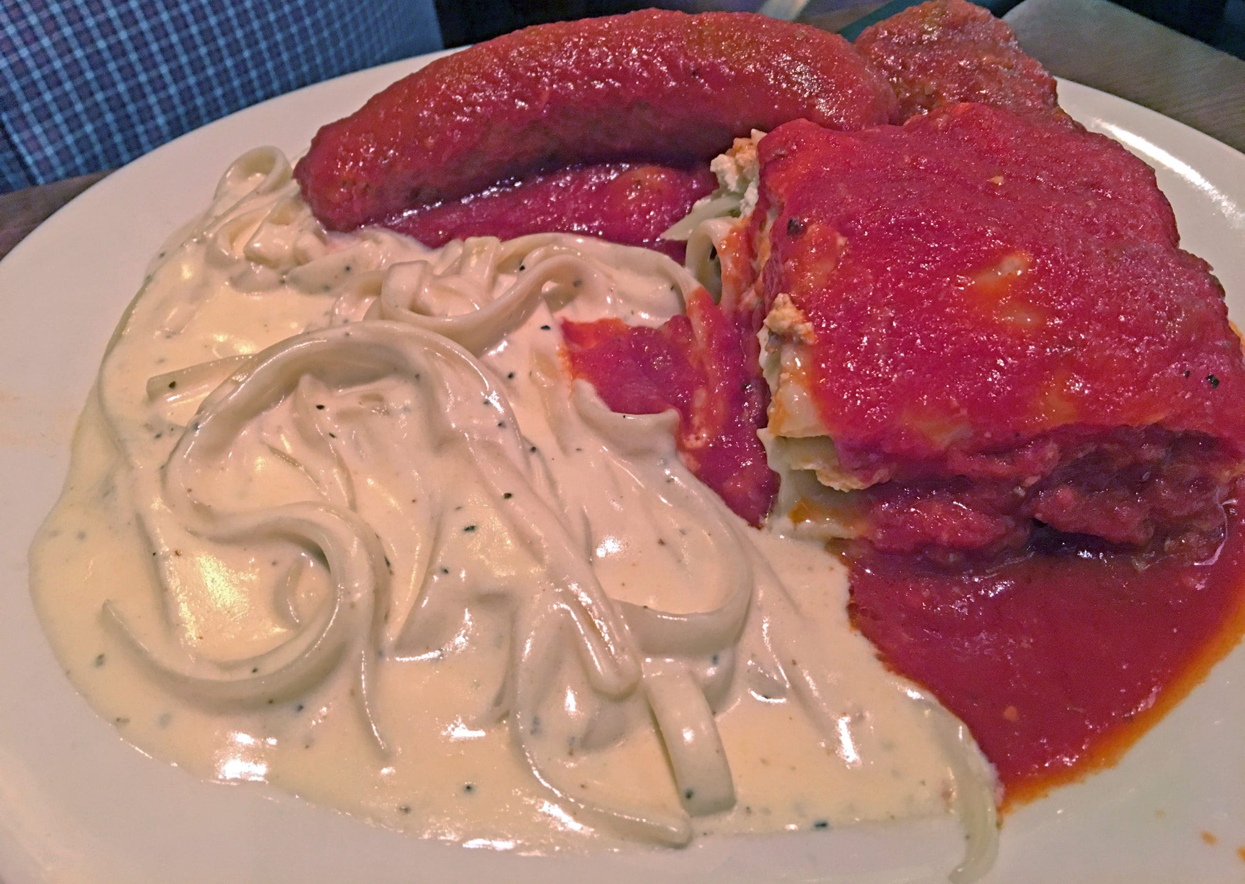 Italian Flag Dish at Cascone's//Photo by Kay Logsdon