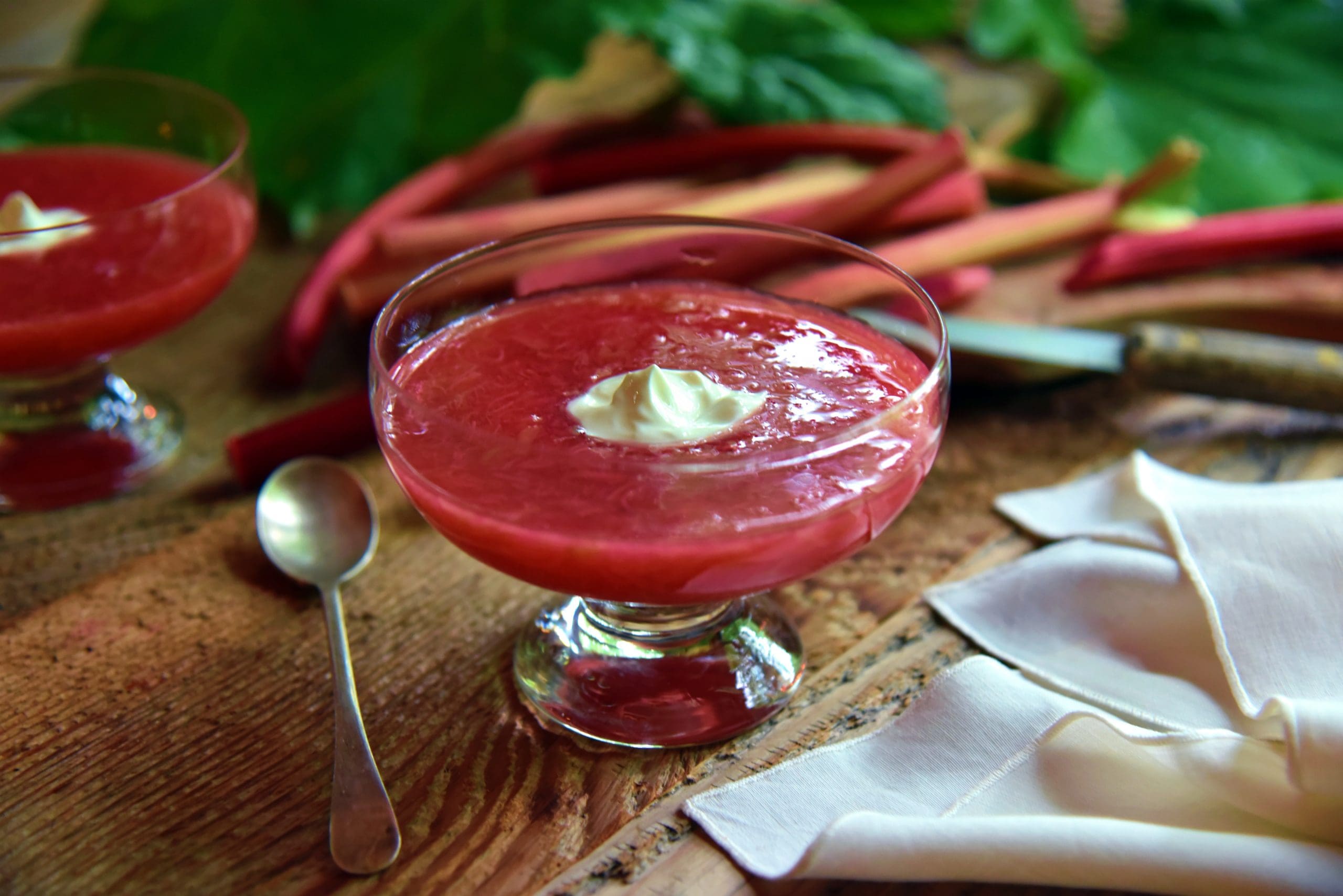 Norwegian Rhubarb Pudding by Laura Kurella