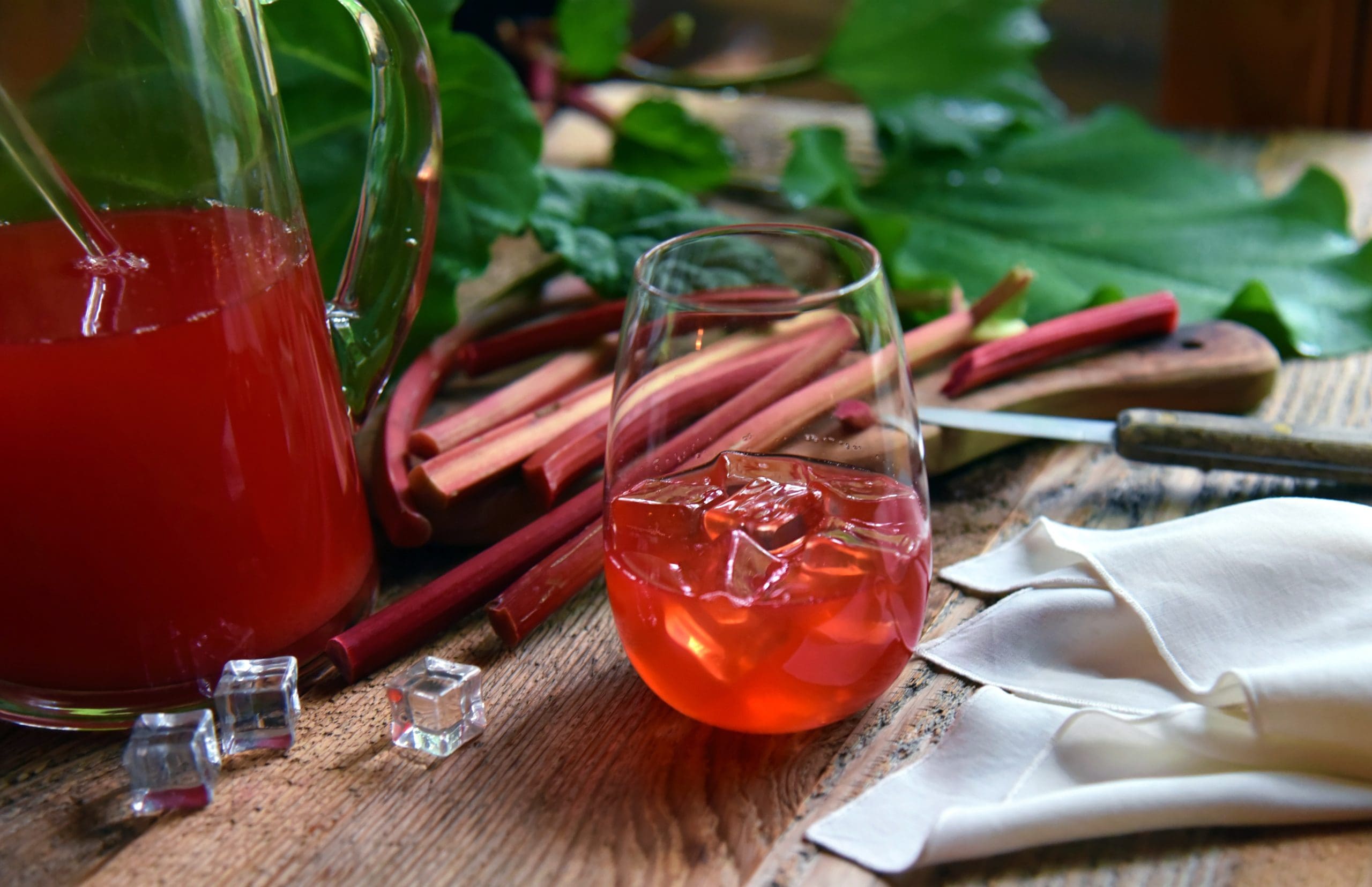 Iced Rhubarb Tea by Laura Kurella