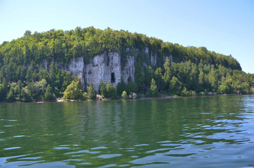 Door County is part of the peninsula that juts into Lake Michigan, northeast of Green Bay