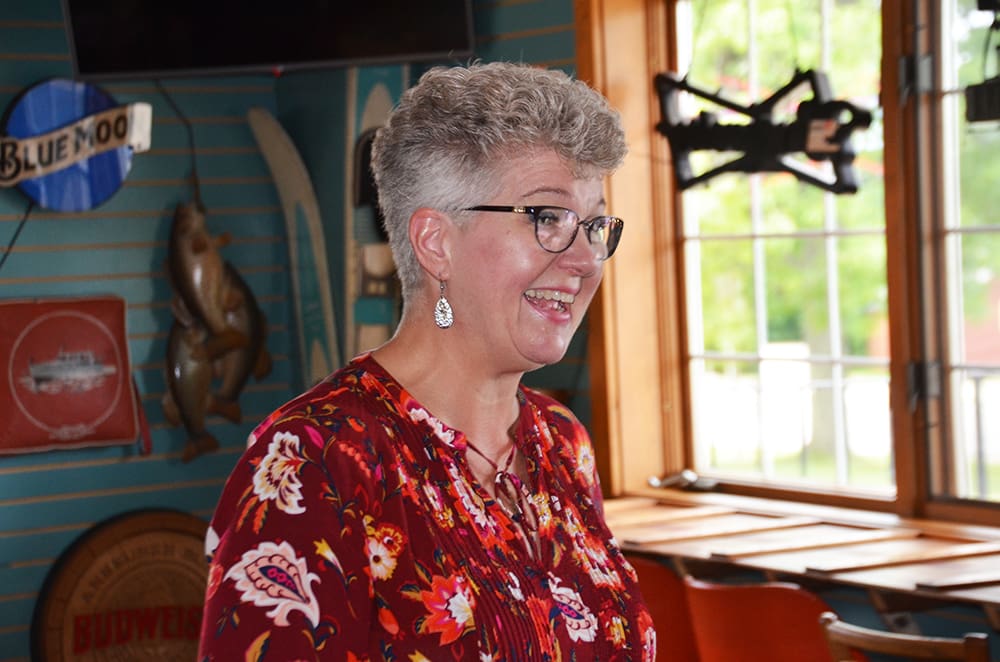 “I said I was never going back, but here I am,” says Jewel Peterson Ouradnik, owner of Rowleys Bay Resort. She grew up in the family business, working to turn a fishing camp into its current 70-room lodge and resort, complete with all the amenities.