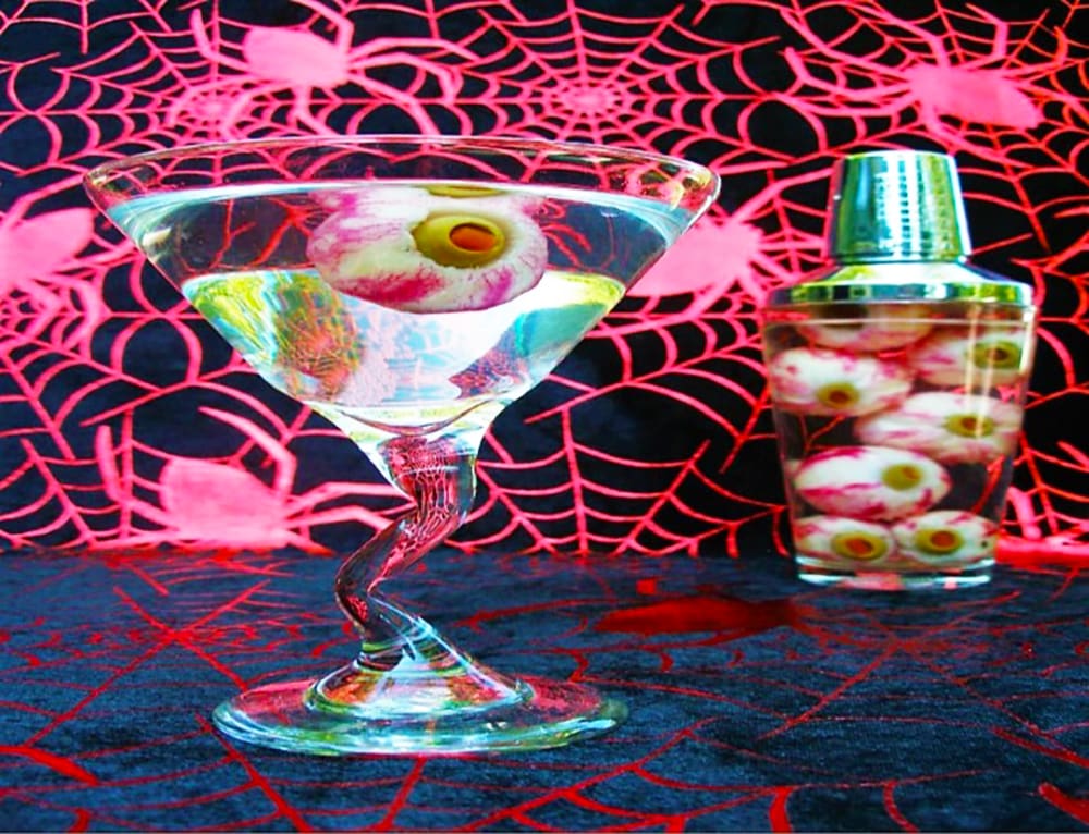 Halloween Eye Cubes are a crisp and cool, �Eye� appealing addition to your spooky holiday beverages!