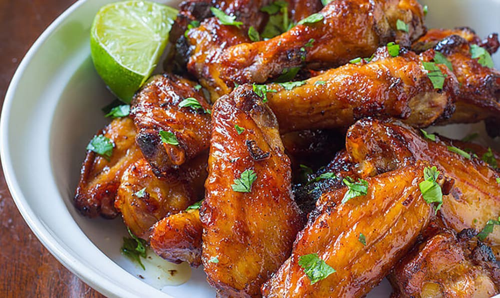 These jalapeño lime chicken wings are perfect for game day with just the right amount of spice for a handheld treat!